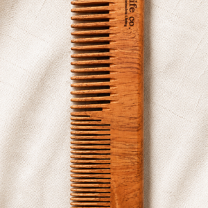 Neem Wood Comb | Eco-Friendly Wooden Hair Comb | Earthlife Co.